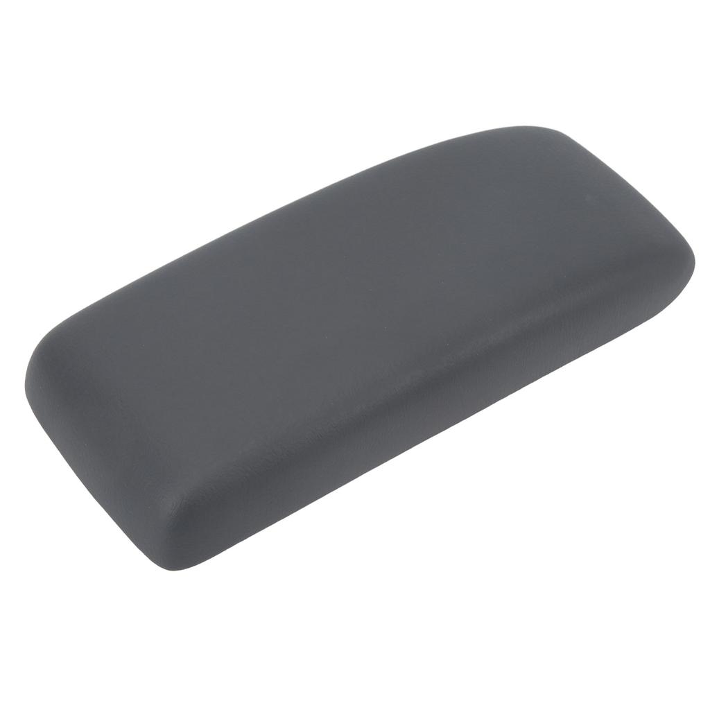 Center Console Lid Armrest Cover PU Leather Sponge Lining AM 3398074010 Replacement for Tacoma 1995‑2000 Grey