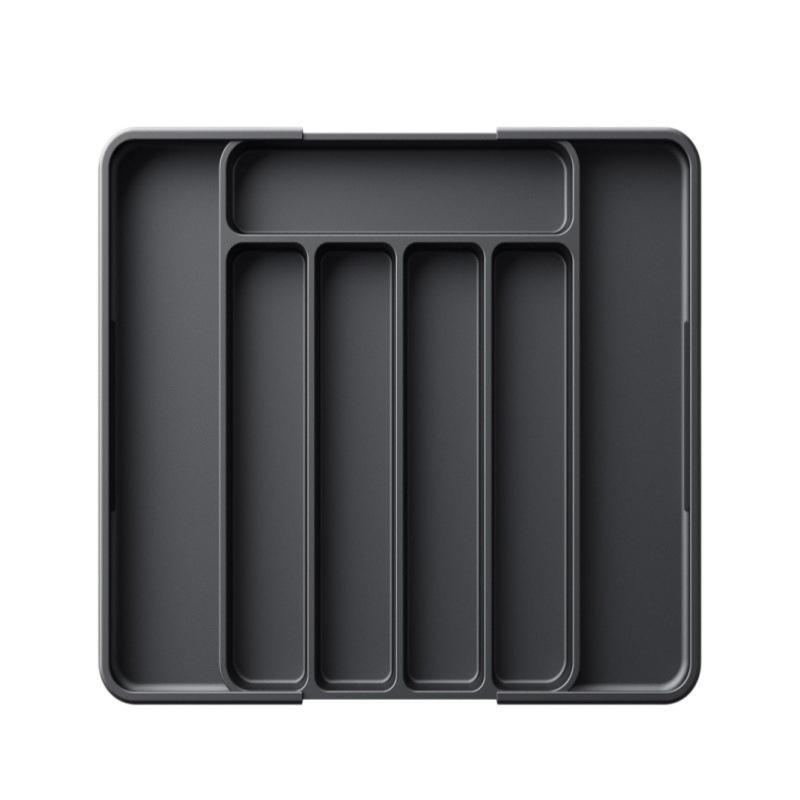 1Pcs Adjustable Expandable Plastic Utensil Drawer Organizer For Spoons Forks Knives