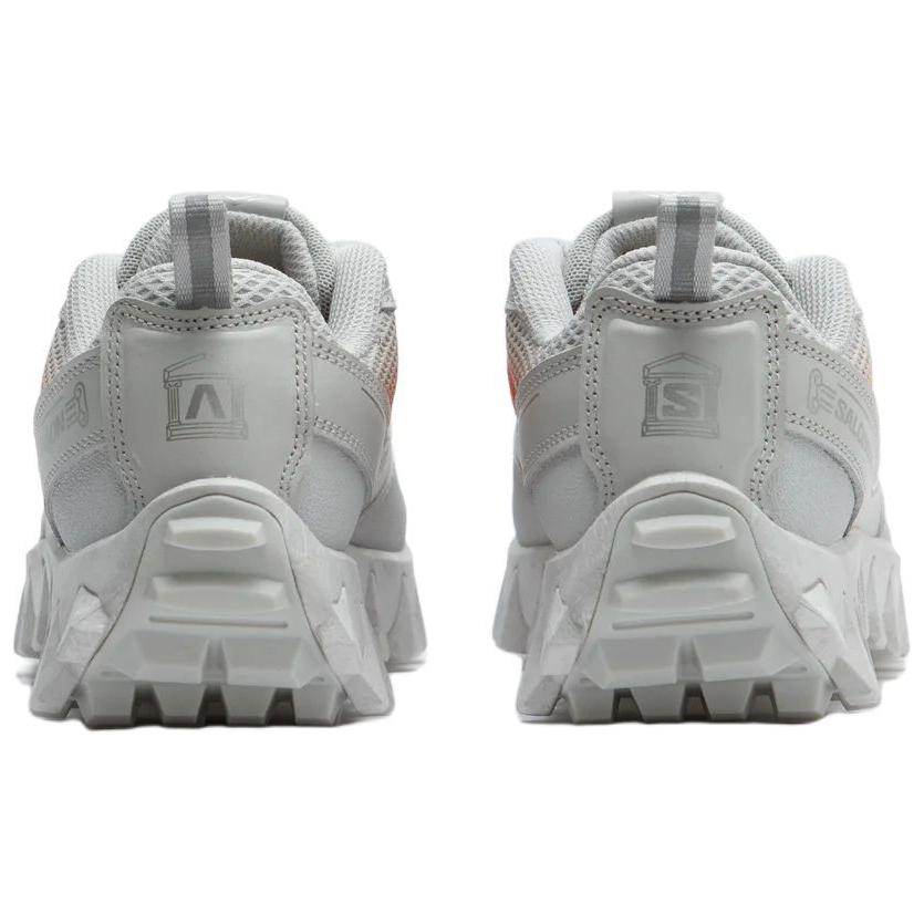 Salomon Aries X  Snowclog Comfortable Versatile Slip-Resistant Durable Low-Top Lifestyle Casual Shoes Unisex Shoes White Gray Orange 477131