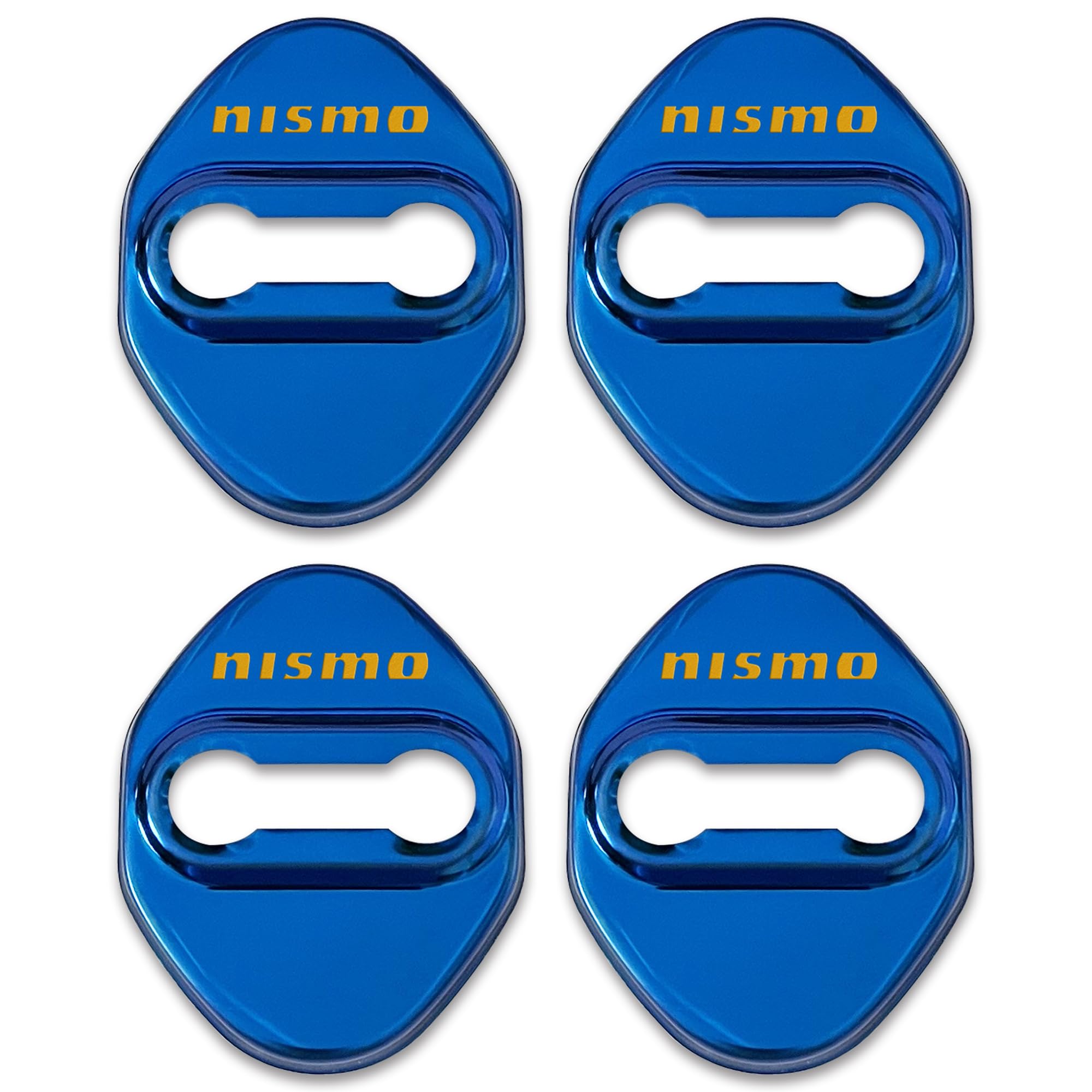 

[JLMFC] Накладка на дверной фиксатор Nismo для автомобилей Nismo, Накладка на дверной замок, Тип наклейки, Набор из 4 штук (синий) синий