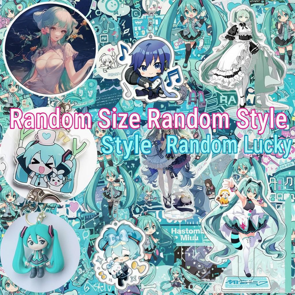 Hatsune Miku Pencil Case Cute Anime Cosplay Large Capacity Stationery Bag For School Student Multi Layer Makeup Storage Pouch