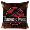 Style Jurassic Park Logo Cushion Cover for Sofa Home Children Room Decor Dinosaur Print Pillowcase Polyester Pillow Case,(6)