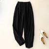 Summer Cotton and Linen Loose Casual Pants for Women