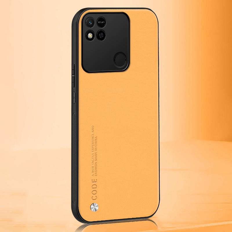 Lüks Deri telefon kılıfı Xiaomi Redmi Için 10 10A 10C Mat Kapak Silikon Koruma Kılıfı Redmi 9 9A 9C NFC 9T Coque