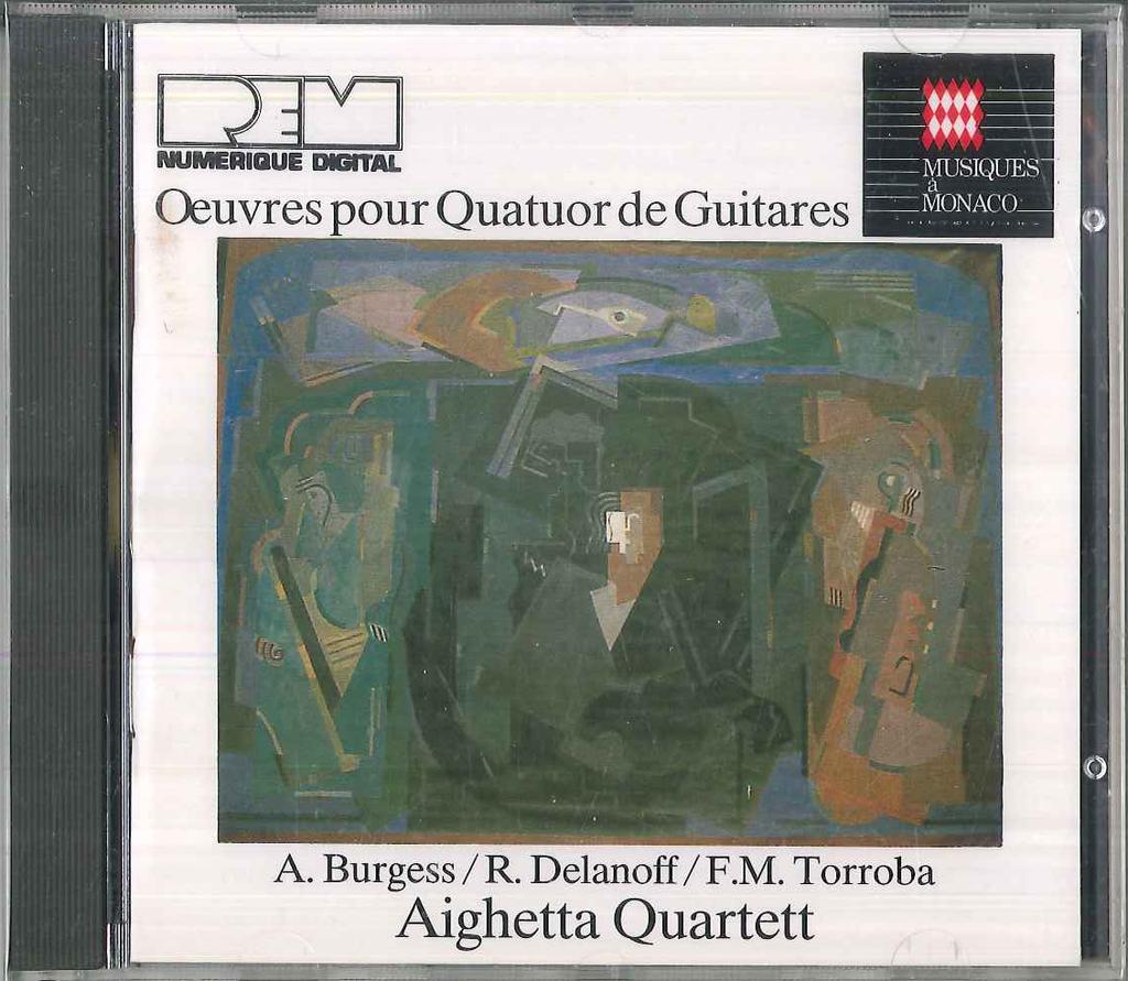 CD AIGHETTA QUARTETT - Oeuvres Pour Quatuor De Guitares REM311111 REM France Classical Used
