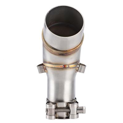 Motorcycle Slip On Exhaust Middle Link Pipe Adapter Connector for Yamaha R25 R3 20132016