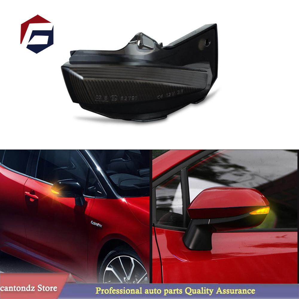 For Toyota Corolla Sport   Sienta XP170 Yaris XP210 LED Dynamic Turn Signal Light Rear View Mirror Sequential