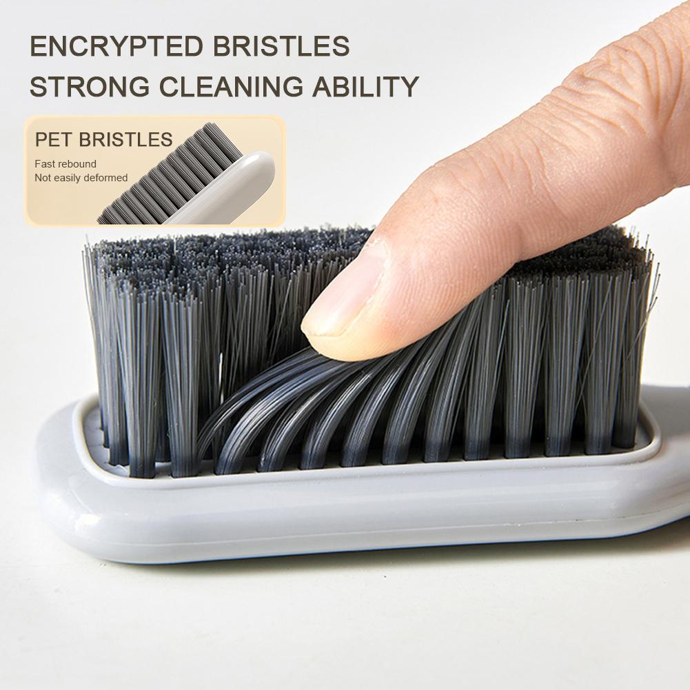 2pcs/Set Shoe Brushes + Laundry Brush Multi-Purpose Reusable Stain Removal Brush Household Cleaning Tool For Clothes/Causl Shoes