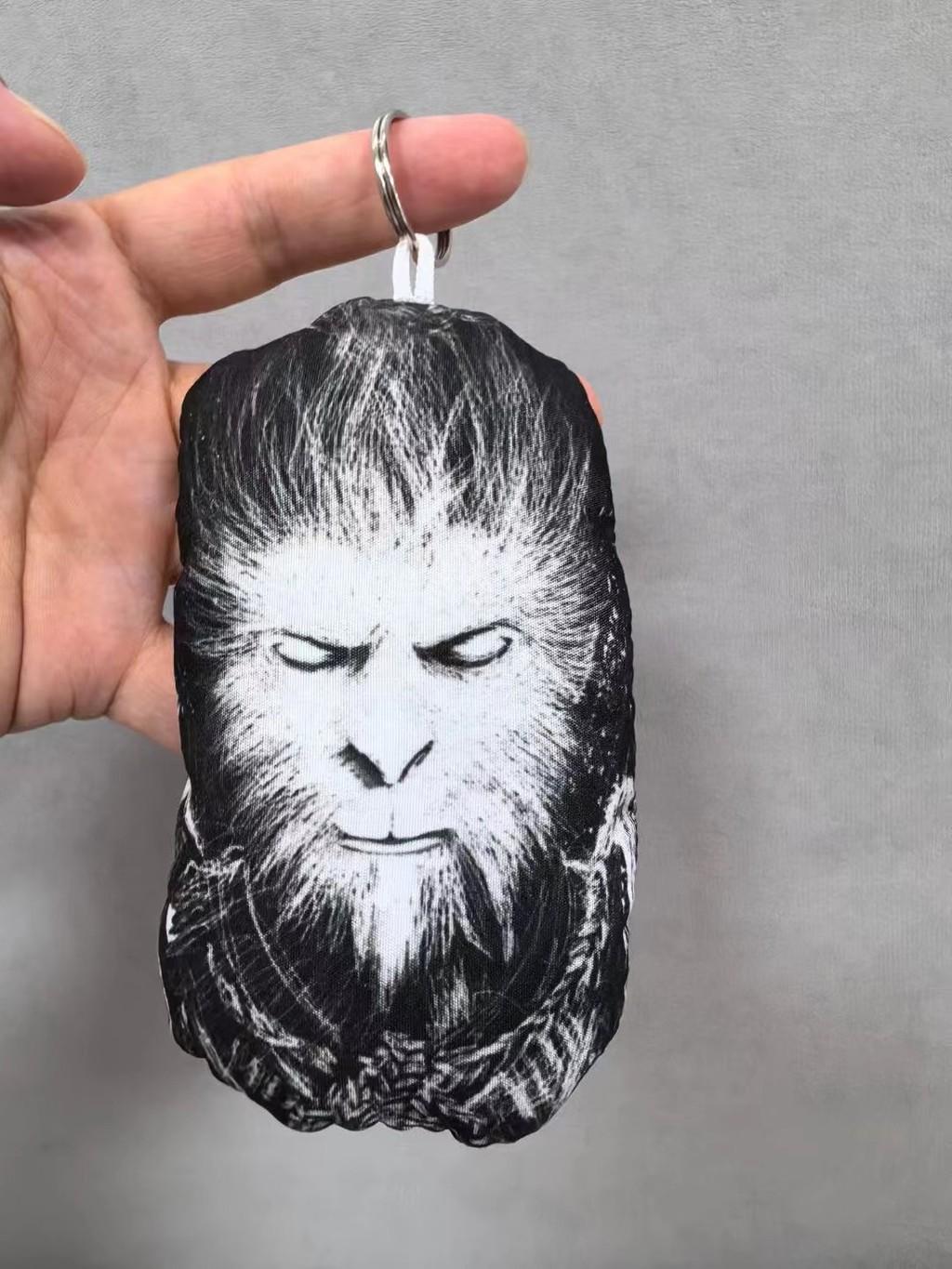 

Wukong Black Myth Sound Key Chain Boys Schoolbag Decorations Game Gift Supplies серый