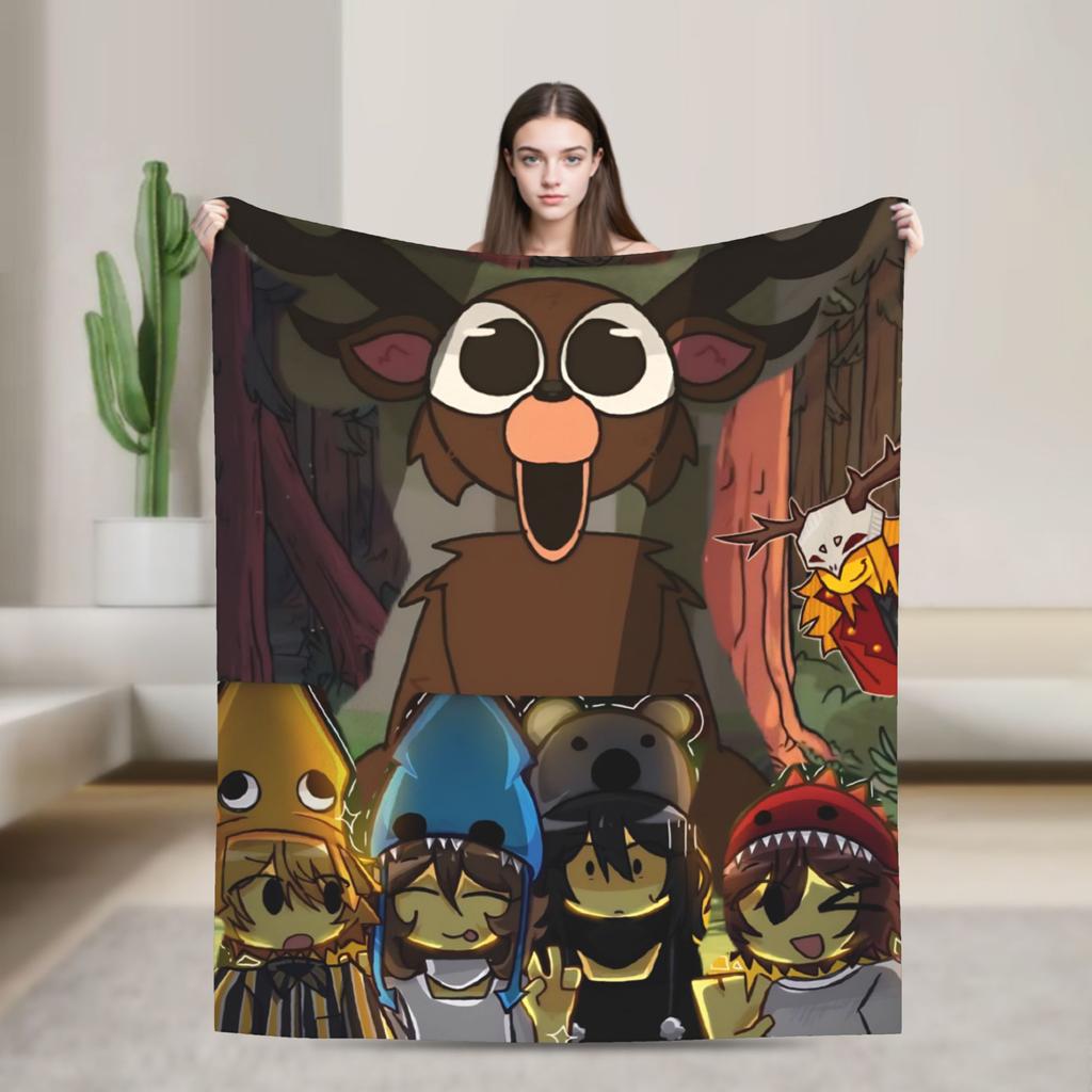 99 Nights in The Forest  Blankets Quality Warm Soft  Throw Blanket Winter Decorative Bedroom Graphic Bedspread