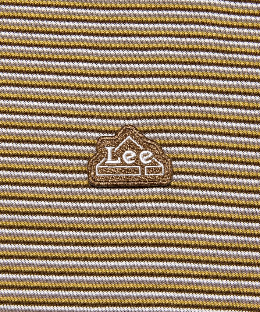 LEE Striped Long Sleeve T-Shirt Brown