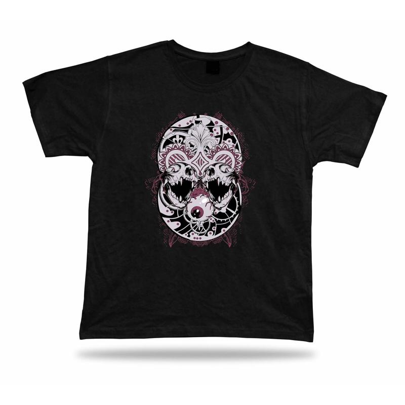 

Tshirt Tee Shirt Birthday Gift Idea Eye Ball Skull Tribal Stylish Symbol Tattoo S разноцветный