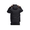 Adidas Casual Print Hooded Warm Windproof Down Jacket Men Outerwear Black EI9714