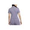 Nike Sportswear Essentials Solid Color Casual Pullover Short Sleeve Polo Women Tops Purple DV7885-509