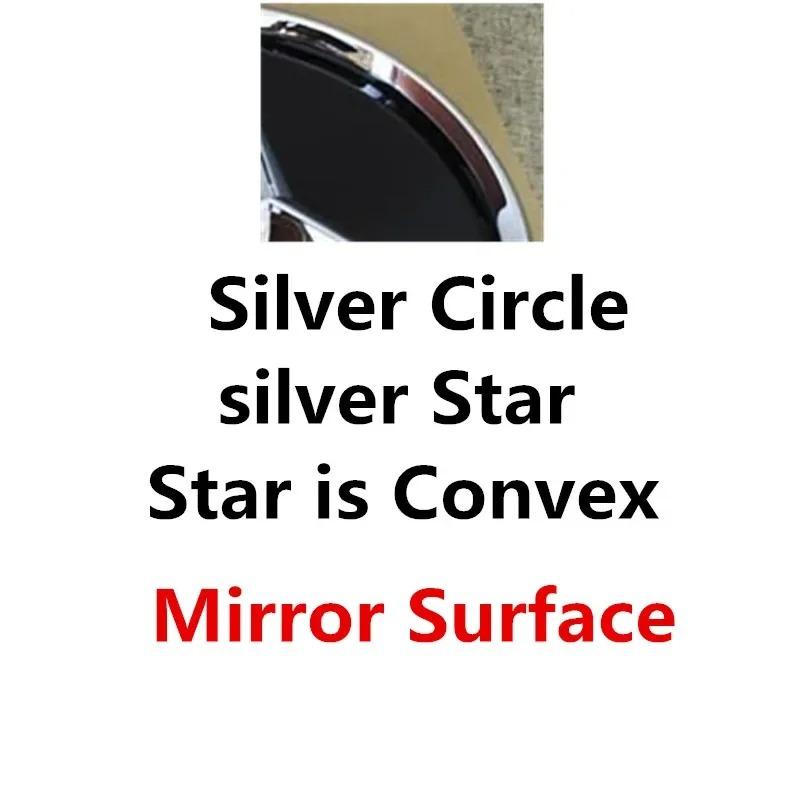 VRF2 Car Front Grille Emblem Star Badge Logo Chrome black Silver 3D Mirror Grid For For Mercedes Benz W205 W204 W213 W253 C300