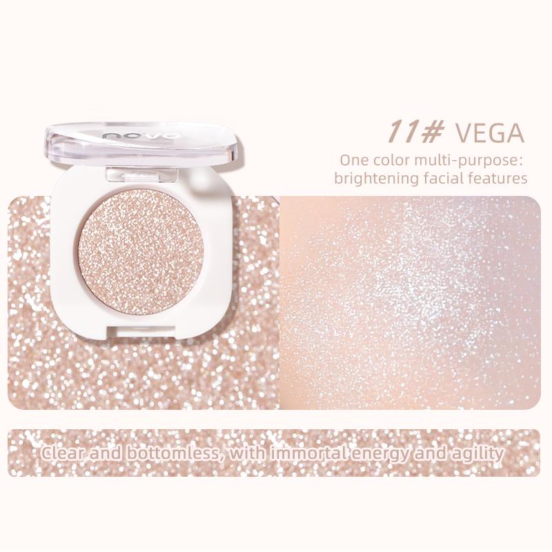 Monochrome Glitter Champagne Eyeshadow Diamond Waterproof Matte Eyeshadow Palette Pearlescent Glitter Shiny Eyes Makeup Cosmetic