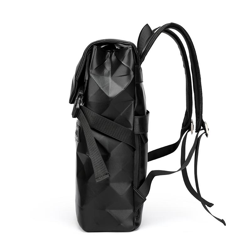 Trendy casual backpack for men's commuting, large capacity travel, computer backpack, minimalist, college student backpack