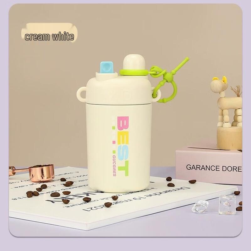 

480ml 316 Stainless Steel Insulated Dual-Drink Tumbler with Handle and Straw