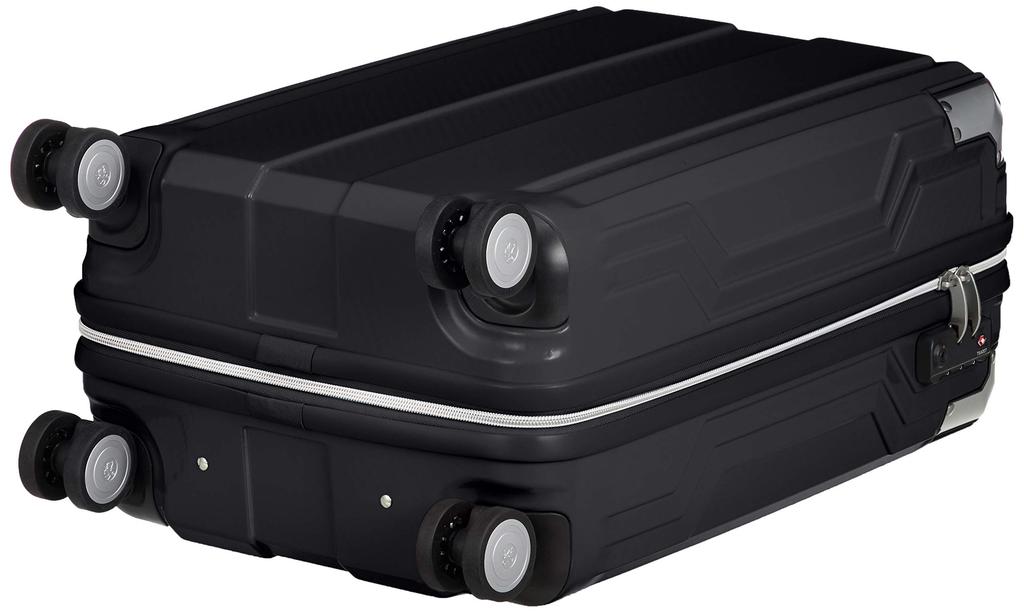 LEGEND WALKER Handgepäck-Koffer mit Sicherheit, 35L, 49cm, 3kg Fassungsvermögen, Modell 6708-49, Schwarz