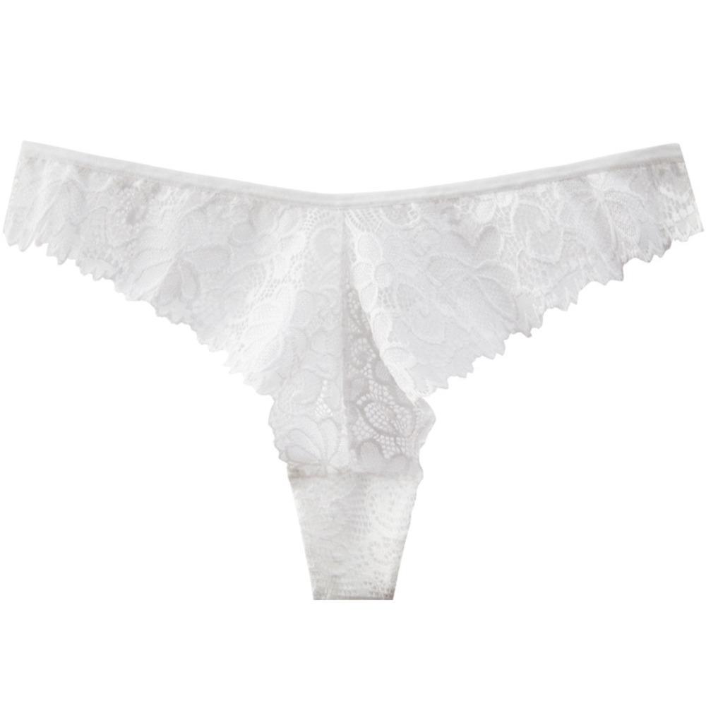 Bow Underwear for Women Low Waist Mesh Lace Briefs Fashion Lace Panties Lady