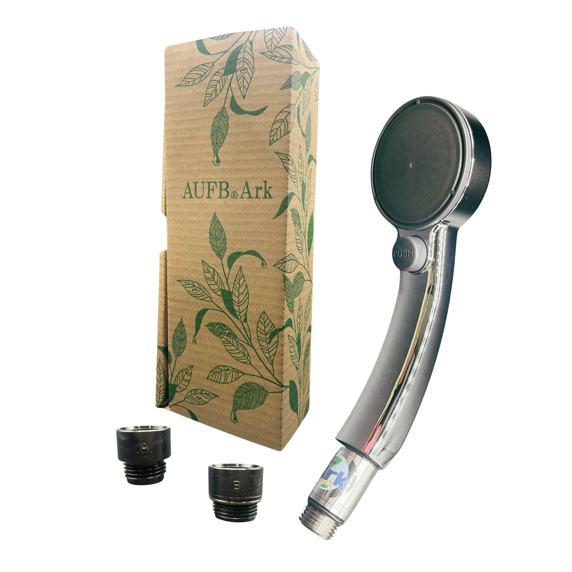 

AUFB Тип душа с нанопузырьками с конверсионными порами, вода для кожи головы, нержавеющая сталь [Высокопрочный] головка, SANEI, «всё в одном» [Сделано в Японии], адаптер,