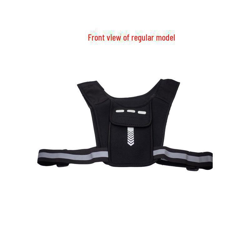 Unisex Outdoor Running and Mountaineering Chest Backpack with Water Bottle Holder and Phone Pocket