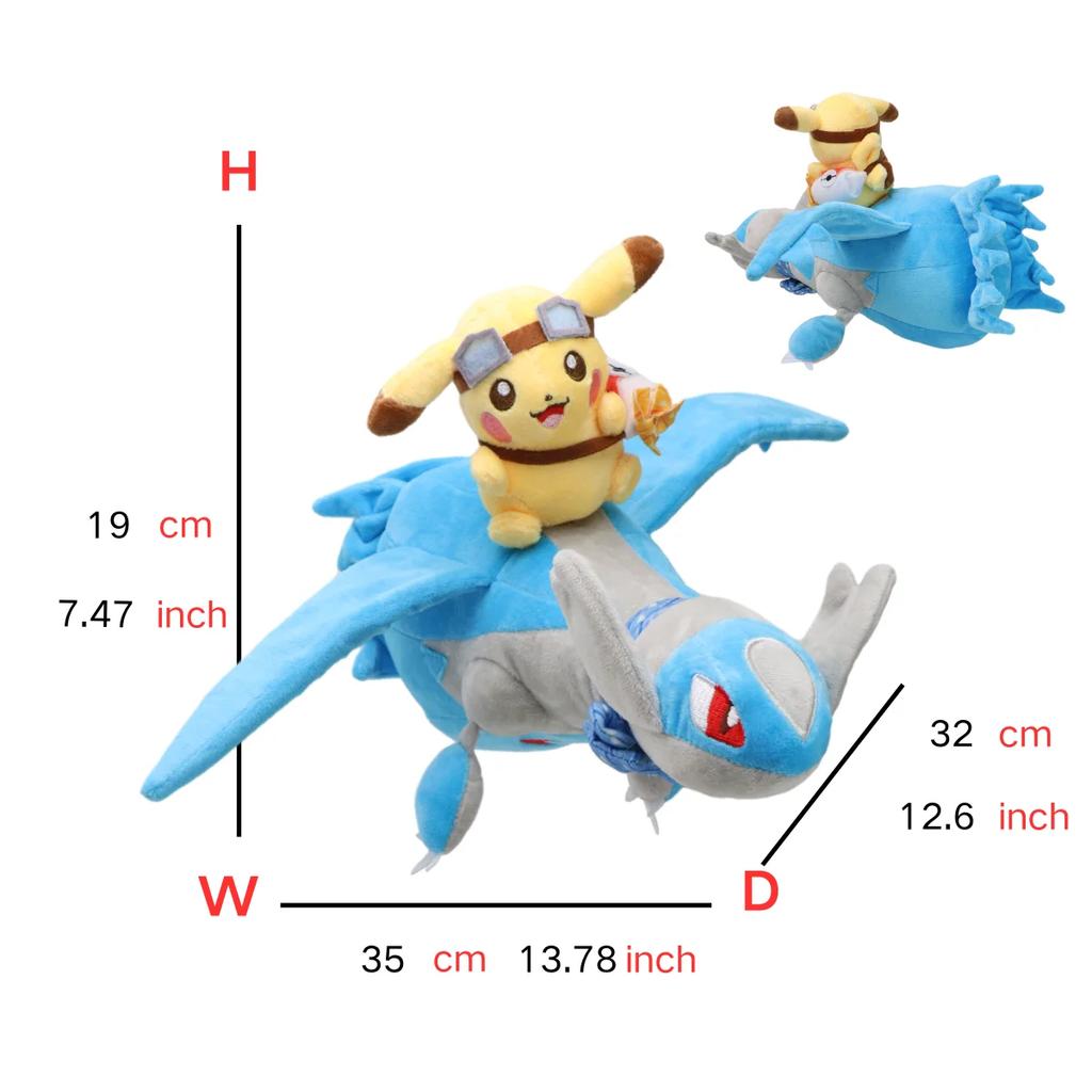 Pokemon Plush Toy Mega Charizard X Y Rayquaza Latias Latios Lapras Alolan Vulpix Ninetales Dragonair Garchomp Anime Plush Doll