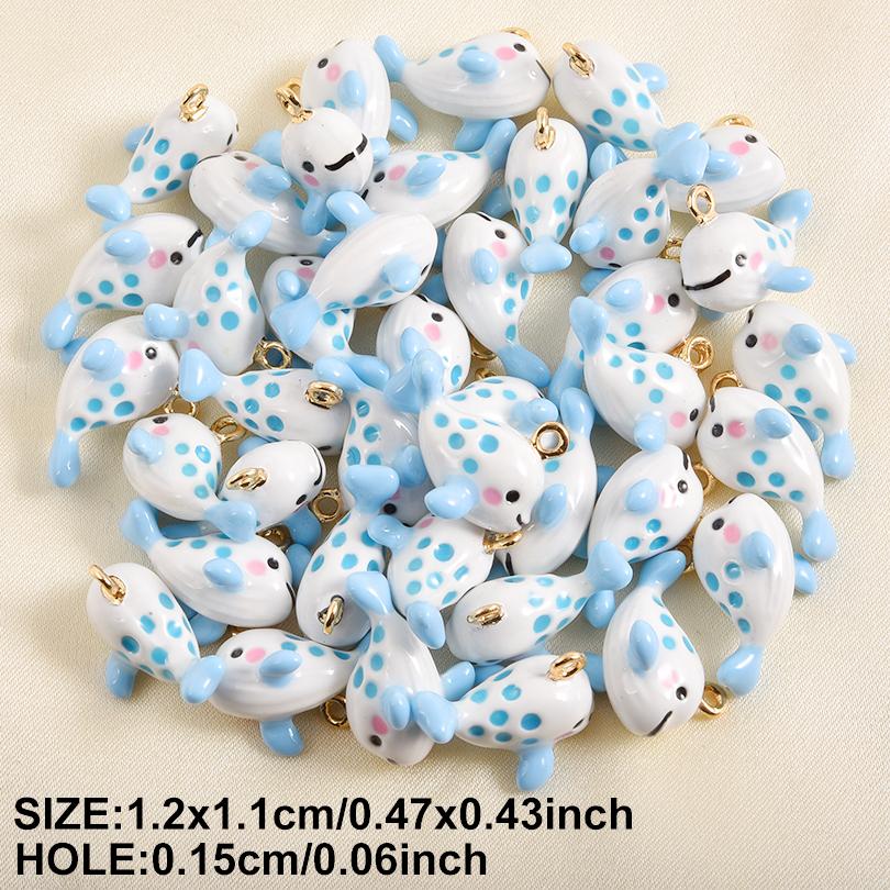 2pcs Cartoon Pendant Hedgehog Duck Flamingo Enamel Animal Charms For Jewelry Making Supplies Handmade Keychain Bracelet Material