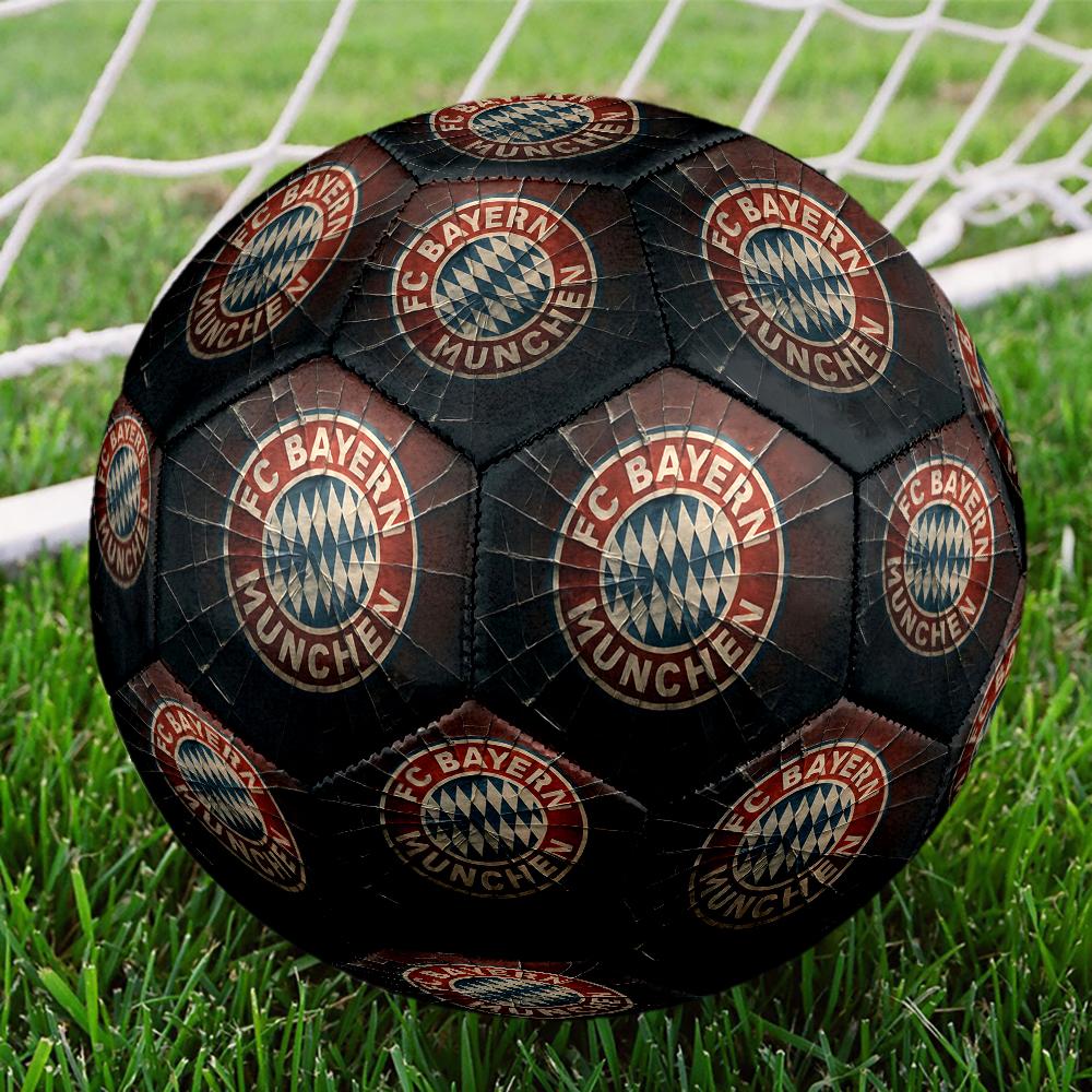 1 pz Stemma Bayern Monaco Taglia 5 Pallone da Calcio PVC Calcio Partite Sportive Allenamento Giochi all'Aperto Spiaggia Palloni Elastici 07c11