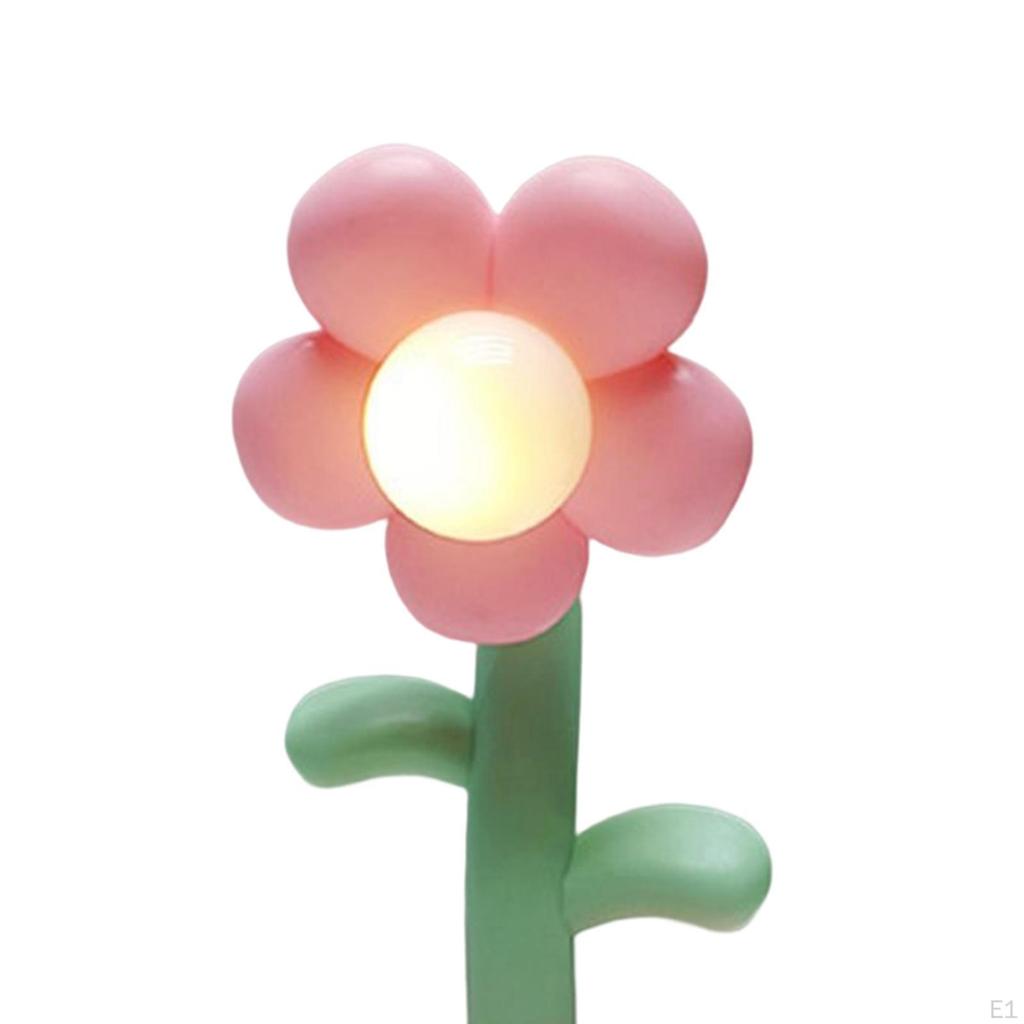 Creative Flower Table Lamp Night Light Modern for Bedside Dorm Party Decor Ornament
