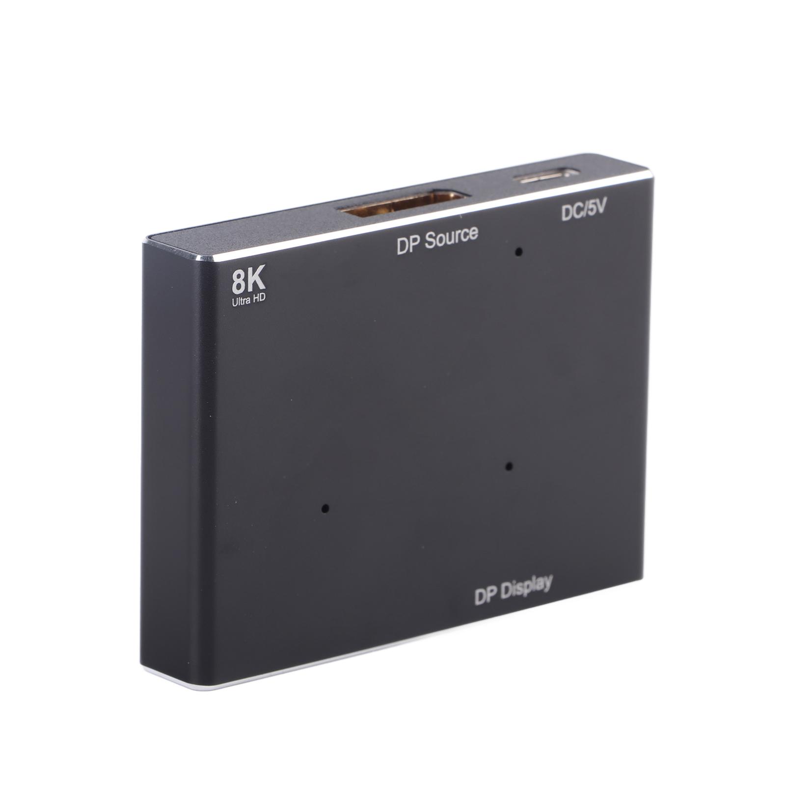 

Разветвитель интерфейса HD-мультимедиа DisplayPort Поддерживает 8K MST SST 1 вход 2 выхода Направленный DP