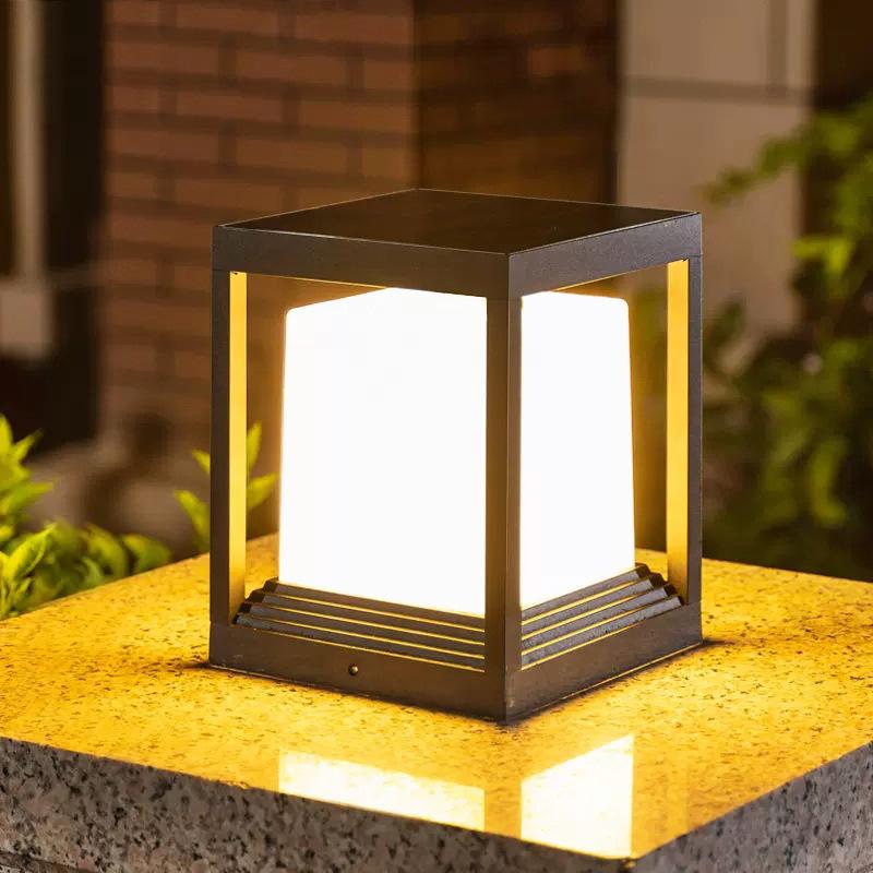 Waterproof Solar Outdoor Lamp - Gate Post & Courtyard Light