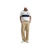 Polo Ralph Lauren Classic Cotton Color Block Ribbed Polo Shirt Men Tops MNPOKNI1N823714-100