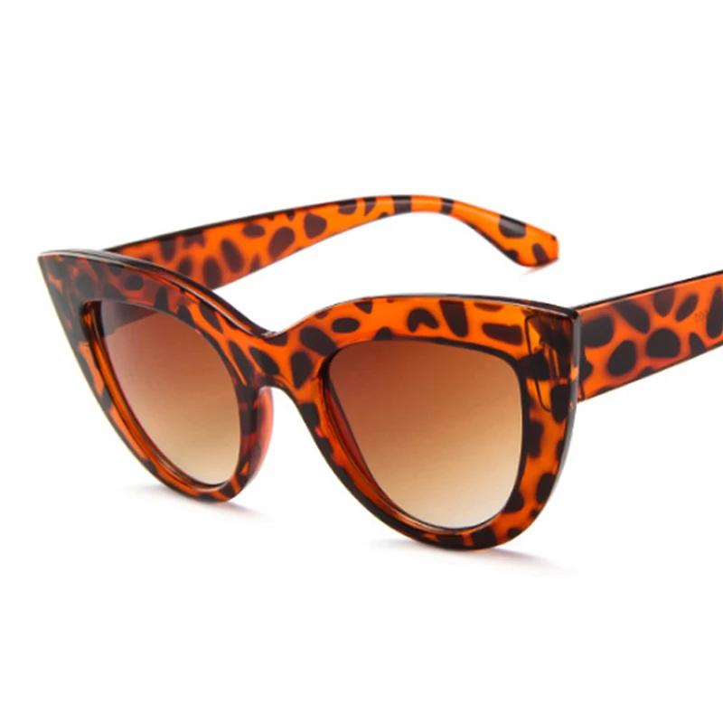 Vintage Cat Eye Sunglasses Woman Brand Designer Retro Sun Glasses Female Fashion Mirror Outdoor Shades Gradient