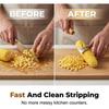 Corn Peeler, Professional Corn Peeler For Corn On The Cob, Ergonomic Curved Corn Cob Peeler Easy Clean Kitchen Gadget