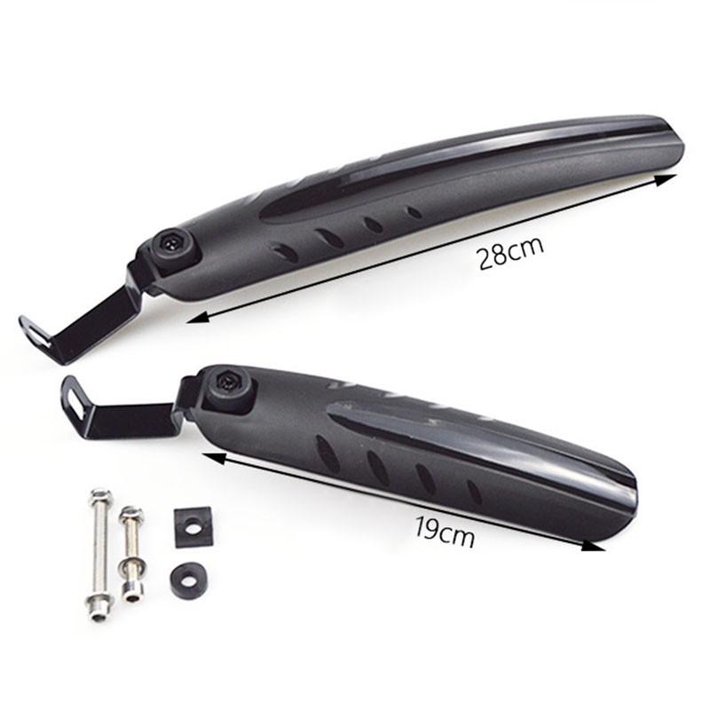 Sturdy Folding Bike Mudguards Front & Rear Black 12 14 Inch/16 20 Inch 12-14 Inch