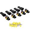 New 10 Kits 2 Pin Way Sealed Waterproof Electrical Wire Connector Plug Car Auto Van