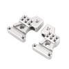 2pcs Metal Aluminum Alloy Rear Shock Tower for Axial SCX24 124 RC Car Upgrades PartsSilver