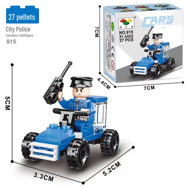 "Jucărie Mașină Mini Blocuri de Construcție Educative pentru Copii - Cadou de Antrenament pentru Grădiniță"