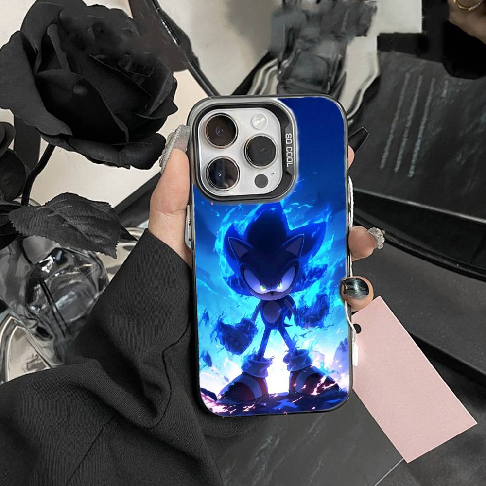 

L-Shadow the Hedgehog Phone Case For iPhone 17,16,15,14,13,12,Pro MAX White Matte Shockproof Cover iPhone16pro
