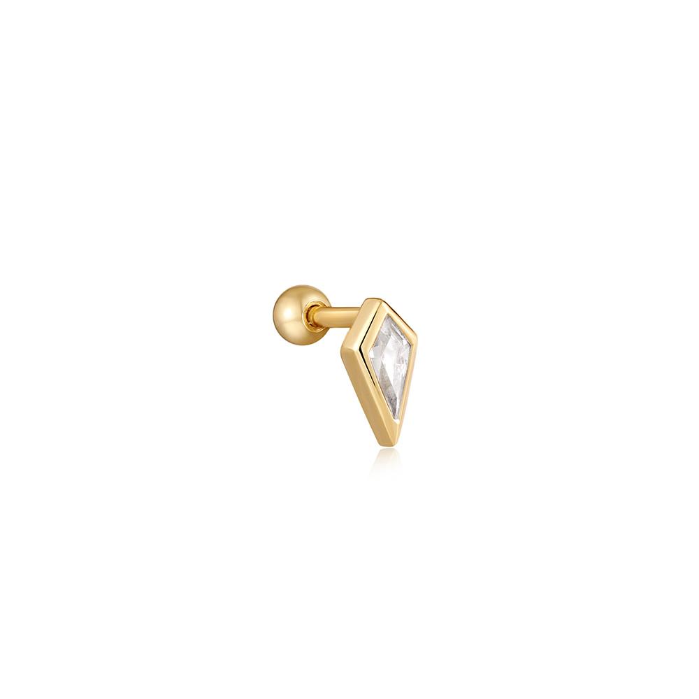 Ania Haie Sparkle Emblem Single Barbell Piercing 925 Silver Earrings E041-01