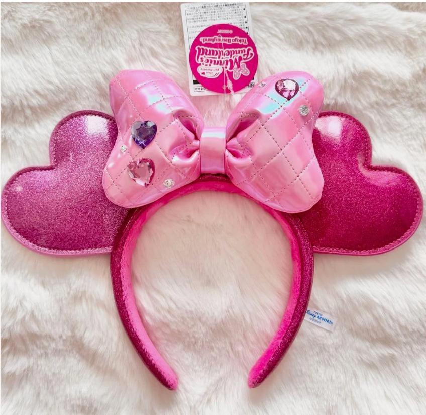 Japan Tokyo Disney Resort Minnie Funderland Headband Ears Cap Heart 2026