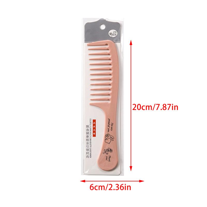 Convenient And Dense Teeth, Ponytail Comb Care, Curly Hair, Hairdresser'S Comb, Thickened Comb, Salon