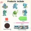 6Pcs Monster Series Diamond Art Fridge Magnet Diamond Painting Refrigerator Magnet DIY Fridge Stickers for Fridge Whiteboards
