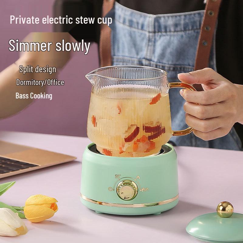 Large Capacity Electric Glass Kettle for Herbal Tea & Hot Milk