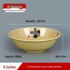 Gannian Melamine Noodle Bowl - 8-inch Wufu Series