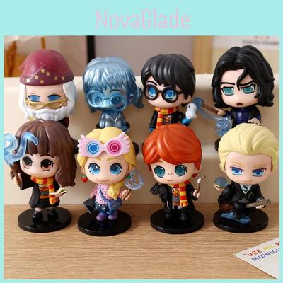 Harry Potter Pvc Figurine Set With Collectible Characters For Fans And Kids