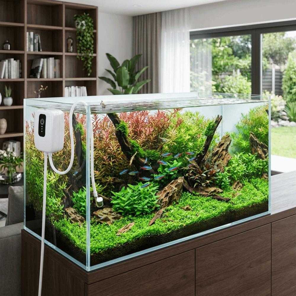 Mute Siphon Pump Portable Electric Suction Drainer Fish Tank Water Changer Aquarium Maintenance