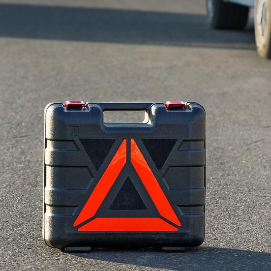 Electric Hydraulic Jack Emergency Tool Kit with Window-Breaking Hammer Anti-Slip Gloves Battery Clamps Electric Wrench