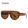 Retro Pilot Sonnenbrille Damen Mode Marke Designer Verlaufgläser UV400 Herren Trend Sonnenbrille